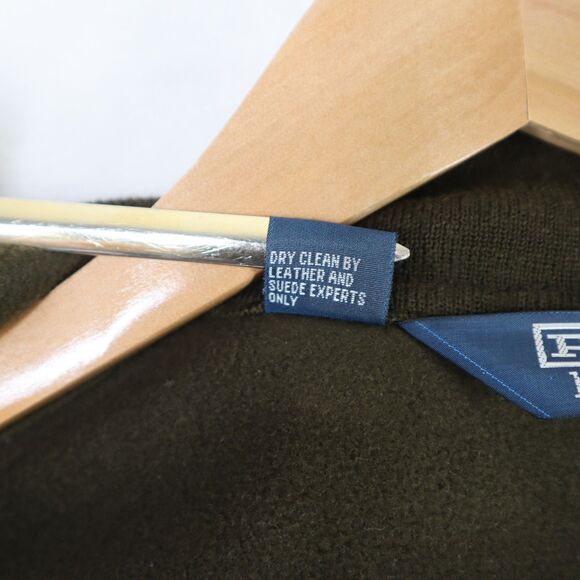 Vintage NWT Polo Ralph Lauren Men's Small Brown Suede Leather Bomber Jacket NEW - Picture 11 of 16